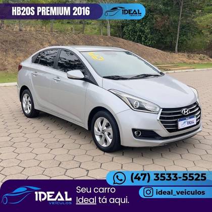 HYUNDAI HB20S 1.6 PREMIUM 16V FLEX 4P AUTOMÁTICO